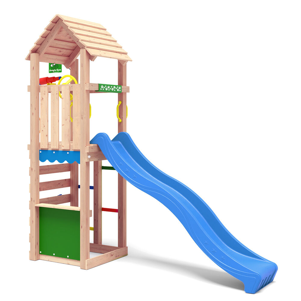 Jungle Gym Moss Grenen - Speeltoestel - Donker groen - Grenenhout Jungle Gym Moss Grenen - Speeltoestel - Donker groen - Grenenhout