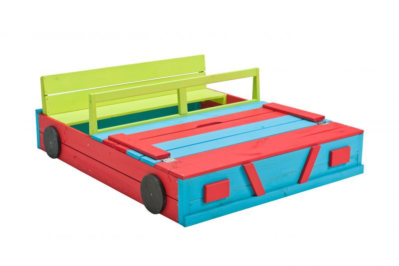 Swing King Auto - Zandbak - Geïmpregneerd fsc hout