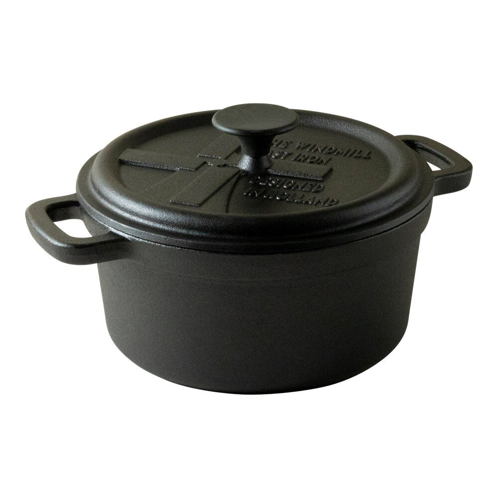 The Windmill Cast Iron BBQ Pan M 2,5L - Zwart - Medium